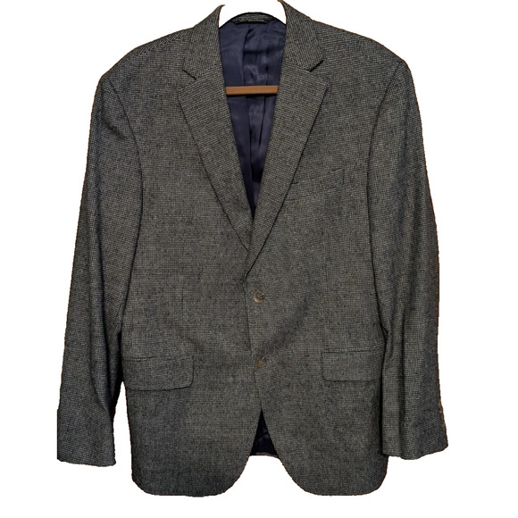 JACK VICTOR Plaid Blazer Sports Coat Wool Size 40 R EUC - Picture 1 of 8